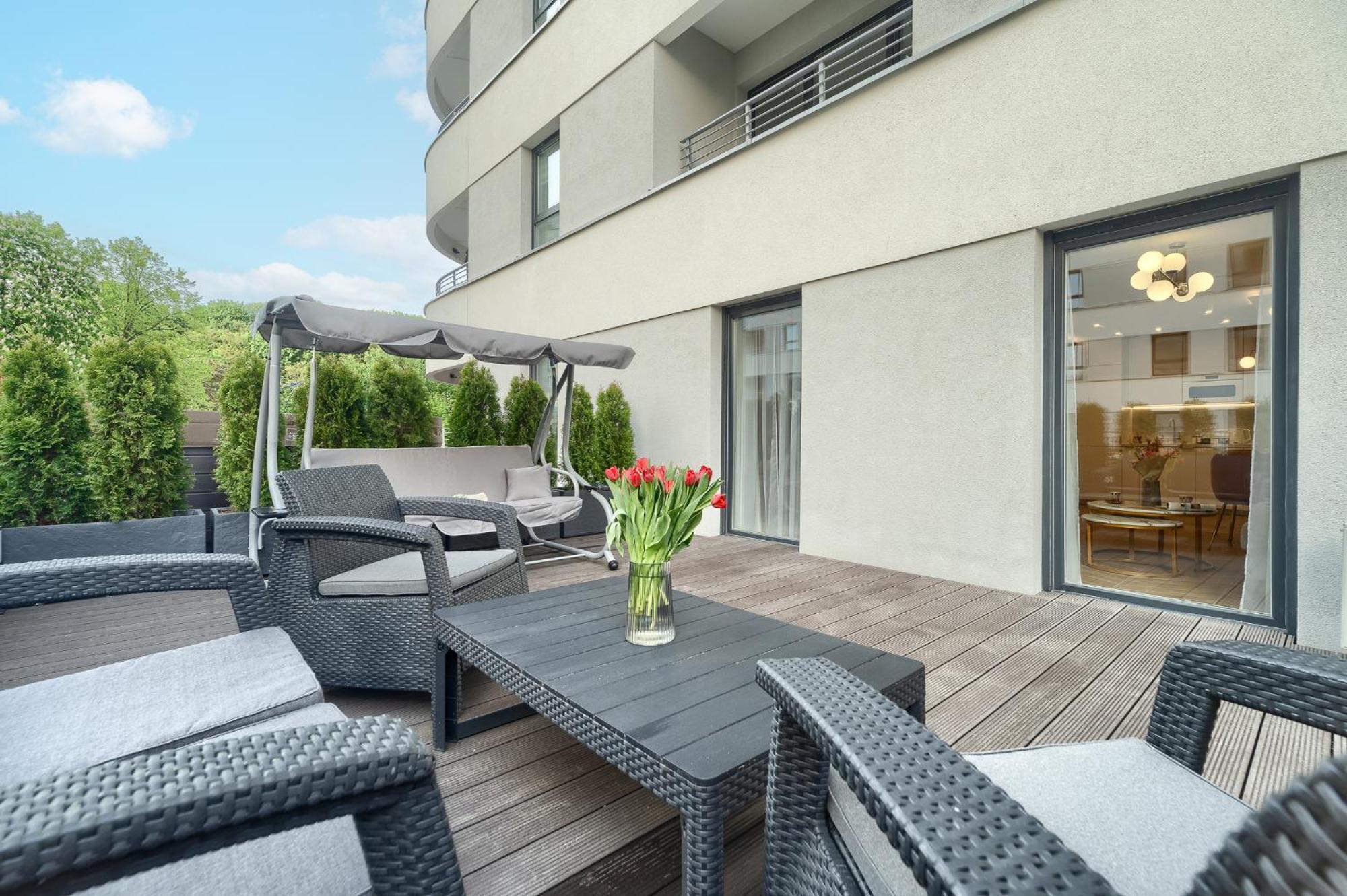 Apartments Ostsee Suntowers Taras Swinoujscie Exterior photo